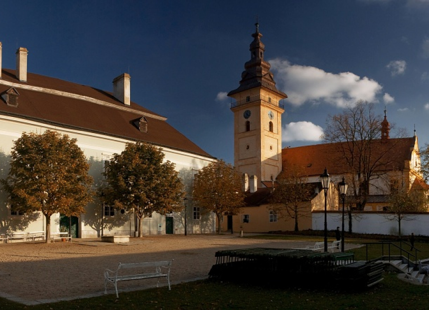 Vyhlídková věž kostela sv. Jiljí Moravské Budějovice