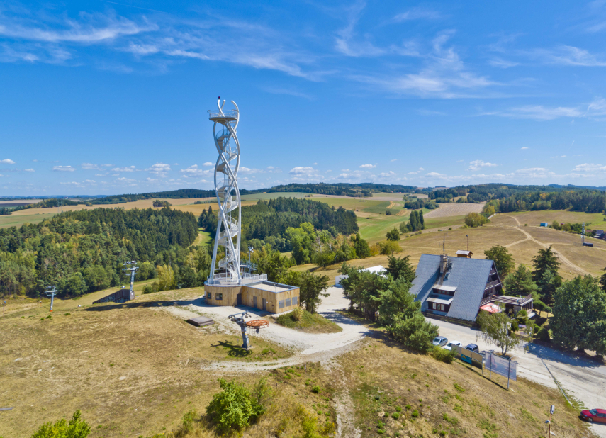 Fajtův kopec Samoobslužný automat pod rozhlednou